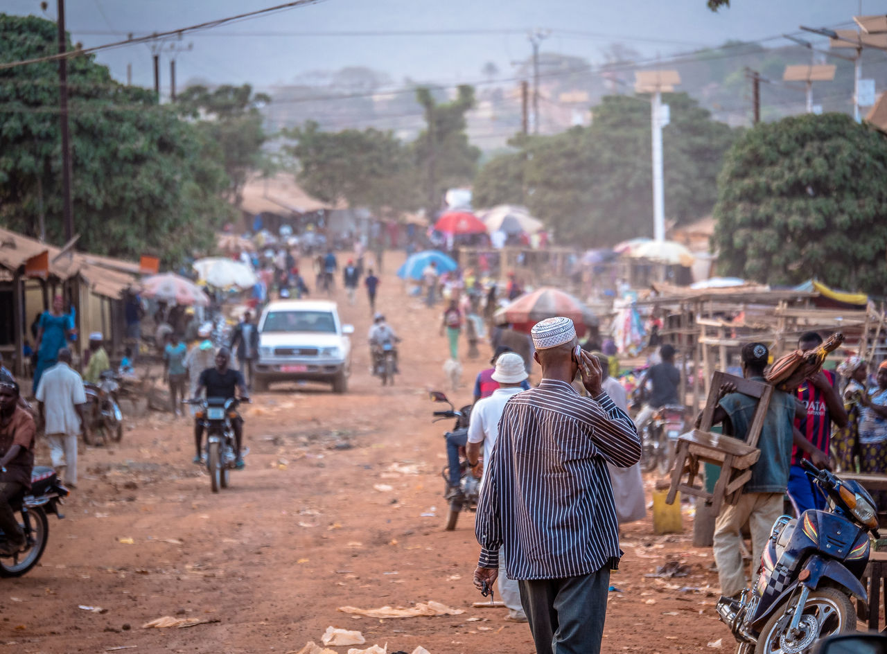 People on the road street - in Africa In Africa, antibiotic resistance causes more deaths than malaria and HIV combined